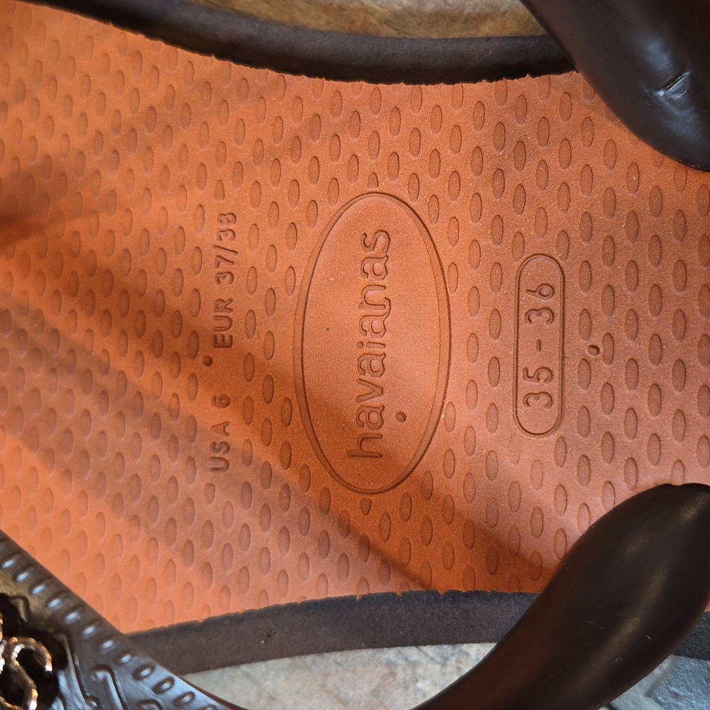 Havaianas Top Square Fusion Flip Flops, Size 7 - Picture 8 of 10